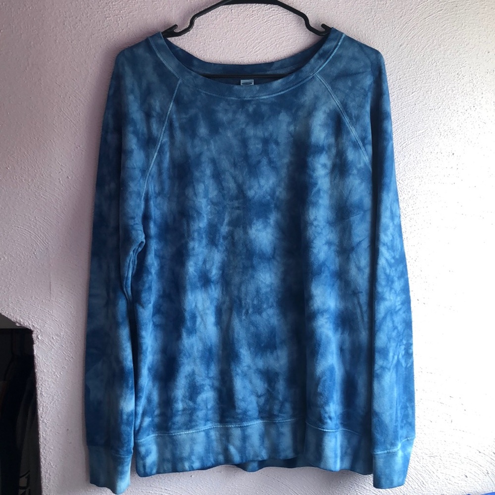Old Navy Tie Dye Terry Crew Neck